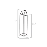3R Studios House Shaped Metal Log Holder - Black Distressed Iron Firewood Storage thumbnail 5