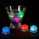 Lavish Home Ice Cube Shaped LED Lights, 12-Pack, Multi-Color Submersible Liquid Activated Lights thumbnail 1