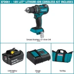 Makita 18V LXT Brushless 1/2 in. Driver-Drill Kit with 3.0Ah Battery and Charger thumbnail 2
