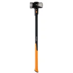 Fiskars IsoCore 10 lb. Forged Steel Sledge Hammer with 36 in. Fiberglass Core Handle thumbnail 1