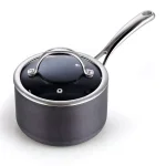 Cooks Standard 2 Qt. Hard-Anodized Aluminum Nonstick Saucepan with Glass Lid, Black thumbnail 1
