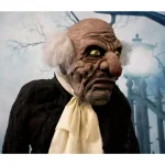 Haunted Hill Farm 5 ft. Animatronic Moaning Butler Halloween Prop thumbnail 12