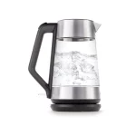 OXO 7.4-Cup Black Stainless Steel Cordless Electric Kettle, 1.75L with Auto Shut-Off thumbnail 1