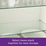 College Kitchen Collection LSU Tigers 3-Piece Nesting Party Bowl Set, Purple Melamine Serving Bowls thumbnail 6