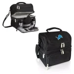 ONIVA Pranzo Detroit Lions Black Insulated Lunch Bag with Cutlery Set thumbnail 2