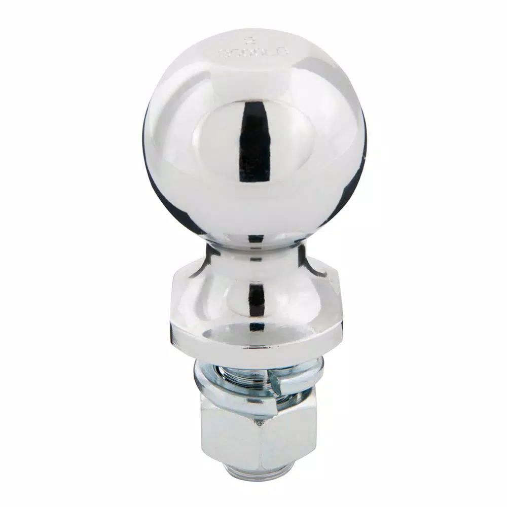 TowSmart 2 in. Chrome Hitch Ball with Wrench Flats