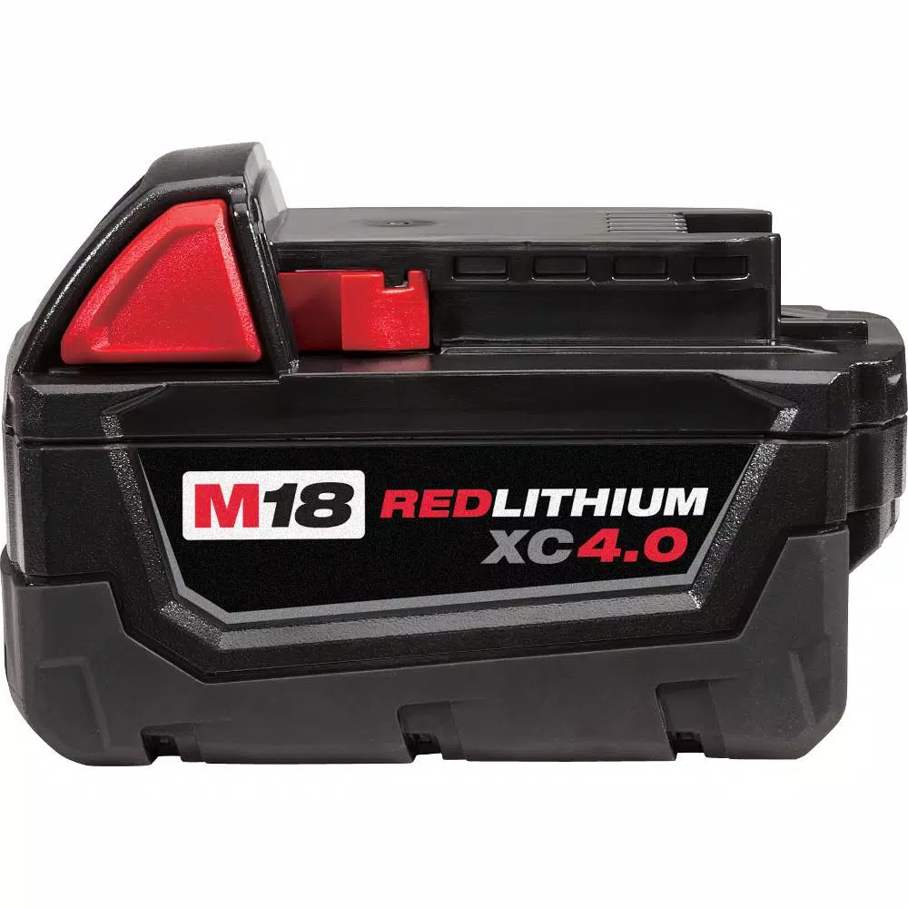Milwaukee M18 18V Brushless Cordless 1/2 in. Compact Hammer Drill/Driver Kit w/ Two 4.0Ah Batteries and Case