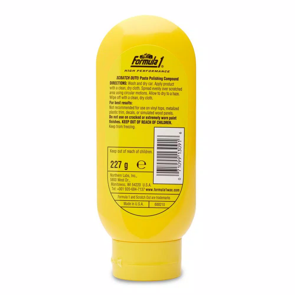 Formula 1 Scratch Out Paste Polishing Compound, 8 oz.