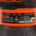 RIDGID 2.4 Amp 1/4 Sheet Sander with AIRGUARD Dust Collection Technology thumbnail 5