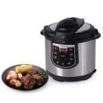 Presto 6 Qt. Black Stainless Steel Electric Pressure Cooker with 12 Presets and Built-In Timer thumbnail 5
