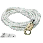 WERNER Upgear 50 ft. 5/8 in. Poly-Dac Vertical Lifeline with Snap Hook thumbnail 1