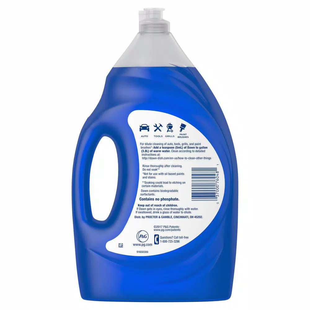 Dawn Platinum Heavy-Duty Degreasing Dishwashing Liquid, 56 oz. (6-Pack)