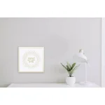 Petal Lane Home Stay Kind And Extra Sparkly Magnetic Memo Board with Gold Frame thumbnail 2