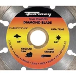 Forney 4 in. Segmented Diamond Cut-Off Blade for Concrete and Masonry thumbnail 2
