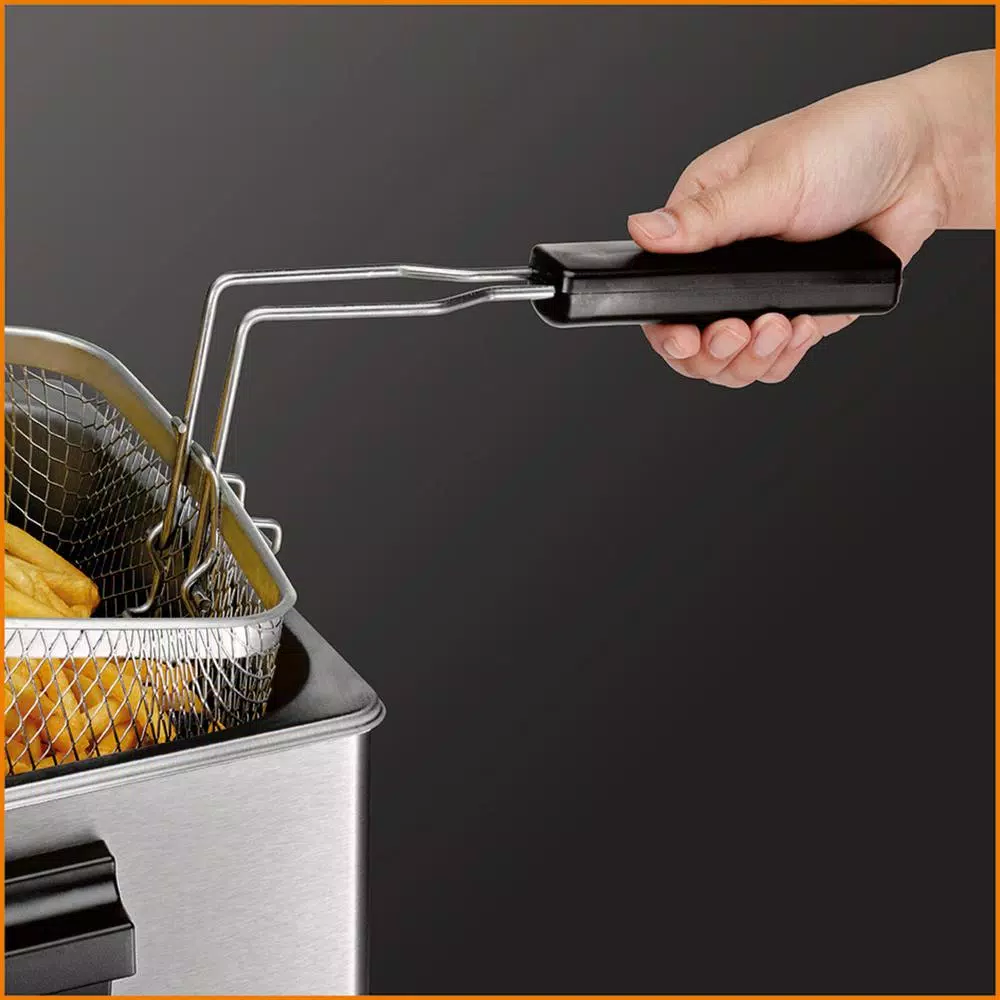 Krups KJ502 Professional Deep Fryer, 4.5L Capacity with 3 Baskets and 4 Preset Functions