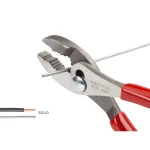 TEKTON 6-1/2 in. Slip Joint Pliers with Shear-Type Wire Cutter thumbnail 4
