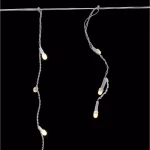 Novolink 200 LED Mini Globe Warm White Icicle String Lights with Wireless Smart App Control thumbnail 3