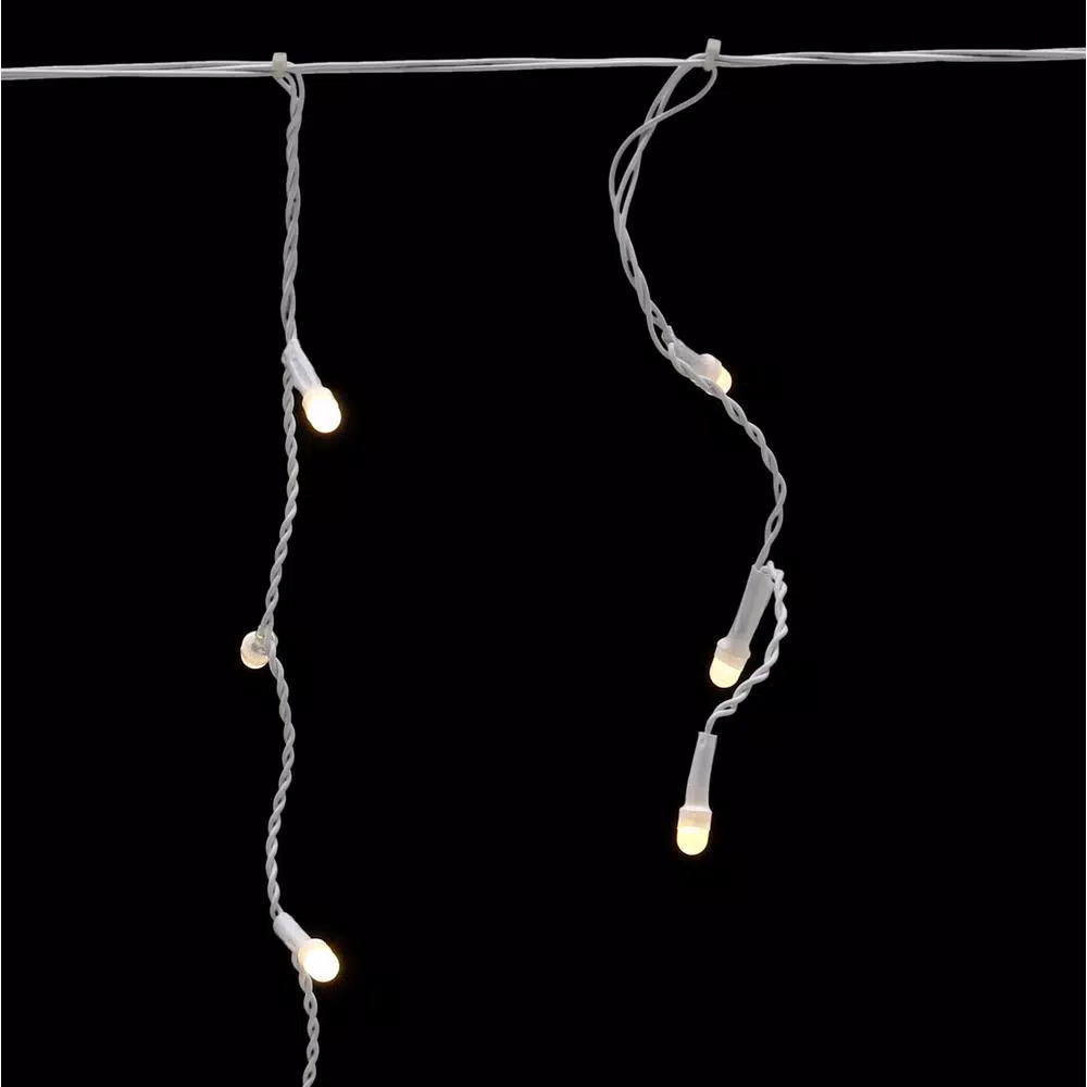 Novolink 200 LED Mini Globe Warm White Icicle String Lights with Wireless Smart App Control
