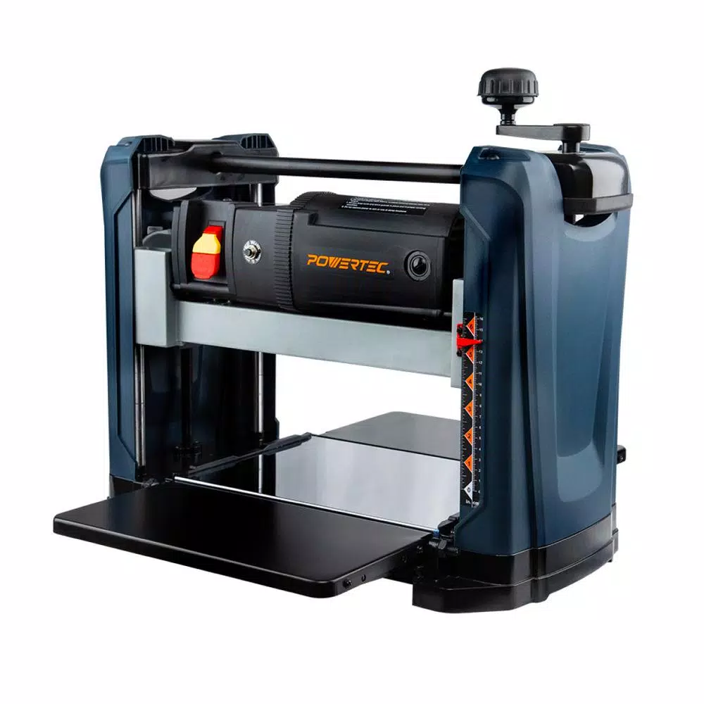 POWERTEC 12-1/2 in. 15 Amp 2-Blade Portable Benchtop Thickness Planer
