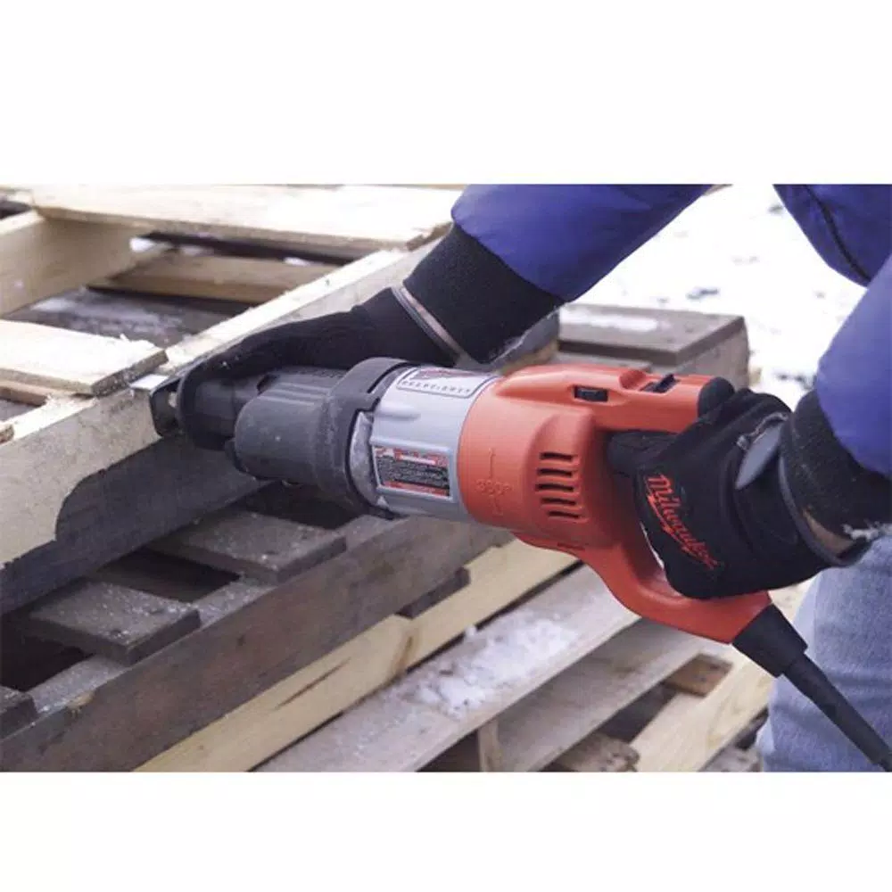 Milwaukee 13 Amp Orbital Reciprocating Saw Kit with Rotating Handle and Hard Case
