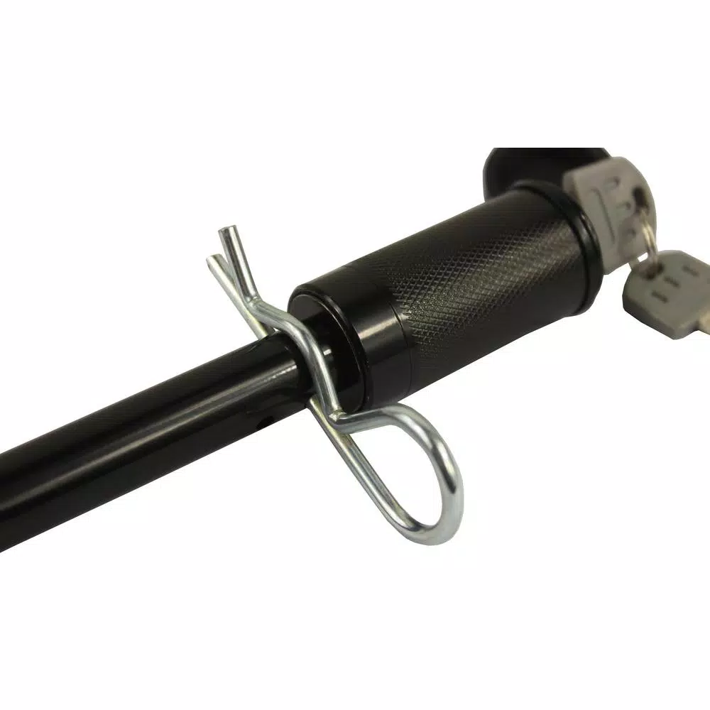MaxxHaul Hitch Pin Lock Set - 5/8 in. & 1/2 in. Diameter Anti-Rattle Trailer Pins for Class I-V Hitches