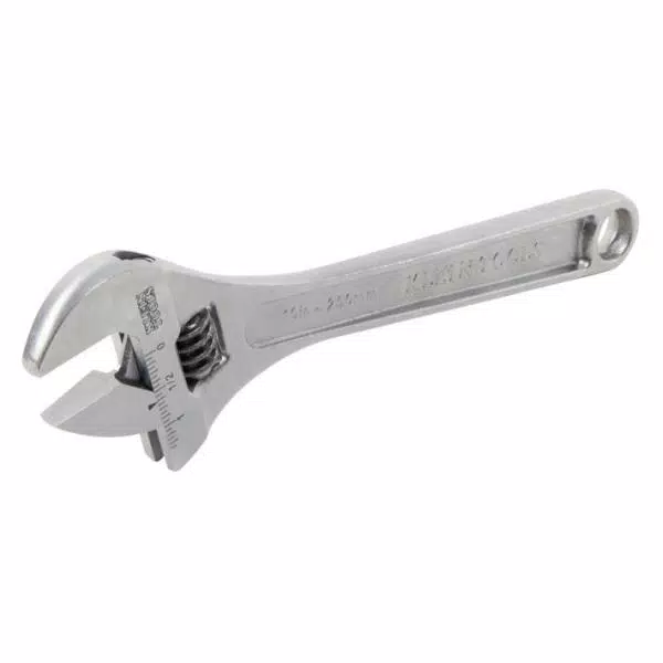 Klein Tools 10 in. Extra Capacity Adjustable Wrench, 1-5/16 in. Jaw Capacity