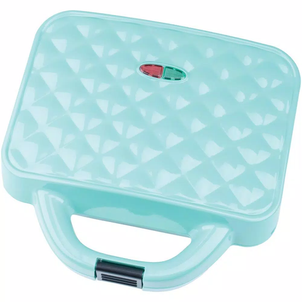 Brentwood Appliances Couture Purse Blue Nonstick Dual Waffle Maker
