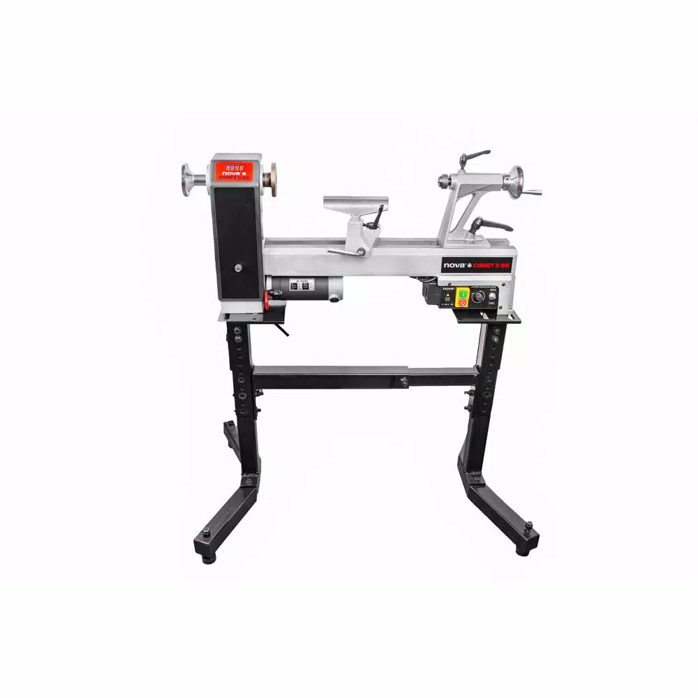 NOVA 46300 Comet II 12 in. x 16.5 in. Variable Speed Midi Wood Lathe