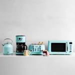 Haden Heritage 4-Slice Retro Wide Slot Toaster, 1500W, Turquoise thumbnail 9