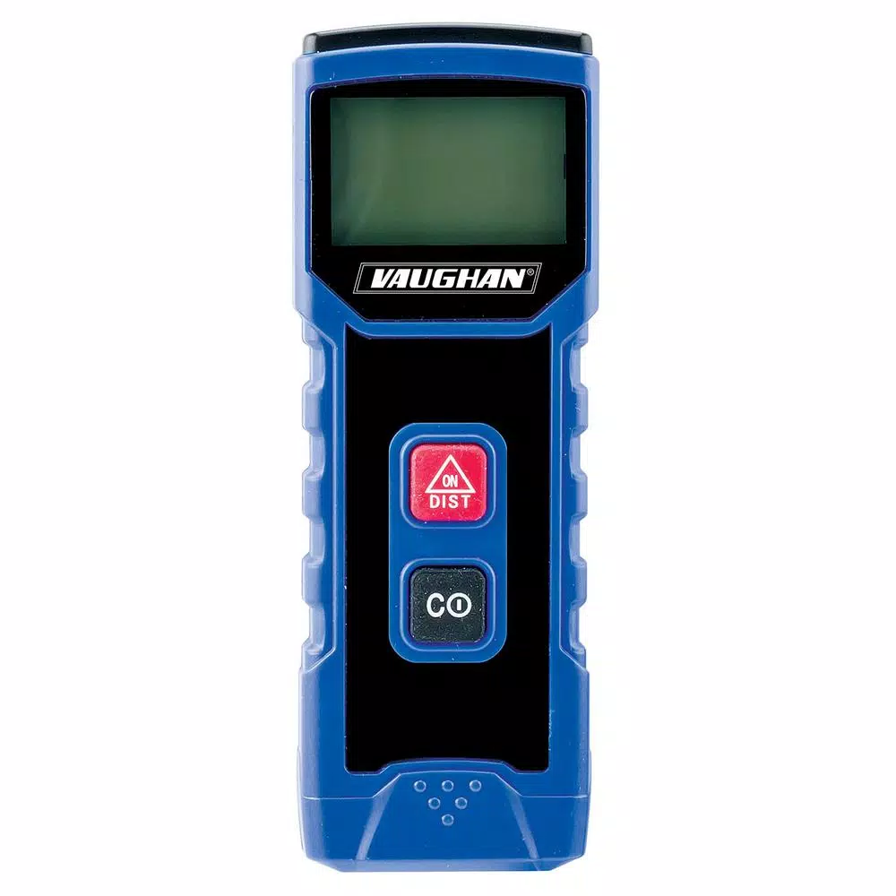 Vaughan 100 ft. Digital Laser Distance Measure, Precision Range Meter with LED Display