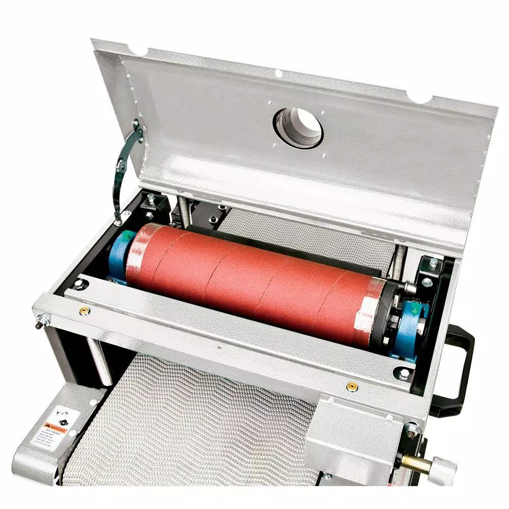 Shop Fox 12 in. Bench-Top Drum Sander with Variable Feed Rate, 1-1/2 HP, 115 V