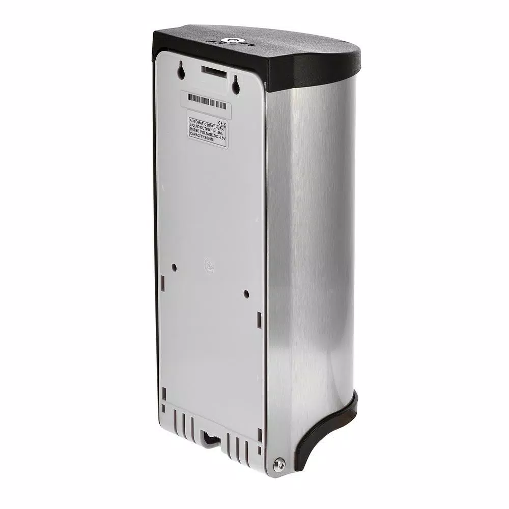 Alpine Industries 800ml Automatic Stainless Steel Gel Sanitizer & Soap Dispenser with Floor Stand