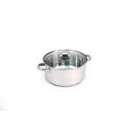 ExcelSteel 7-Piece Stainless Steel Cookware Set with Tempered Glass Lids - Induction Ready thumbnail 3