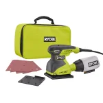RYOBI 2 Amp Corded 1/4 Sheet Sander with 14,000 OPM and Carrying Case thumbnail 1
