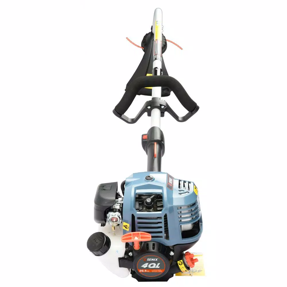 Senix GTC4QL-L 26.5 cc 4-Cycle Gas Curved Shaft Attachment Capable Trimmer