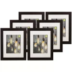 Kiera Grace kieragrace KG Loft 8x10 Photo Frame Set, Black Wood Grain, 6-Pack thumbnail 1