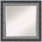 Amanti Art Quicksilver Scoop 25.75 in. x 25.75 in. Square Bathroom Vanity Wall Mirror, Silver thumbnail 1