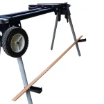 POWERTEC Deluxe Portable Miter Saw Stand with 110V Power Outlet and Wheels thumbnail 4