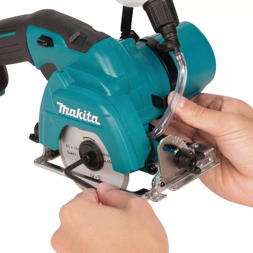 Makita 12V MAX CXT Cordless 3-3/8 in. Tile and Glass Saw, Tool Only