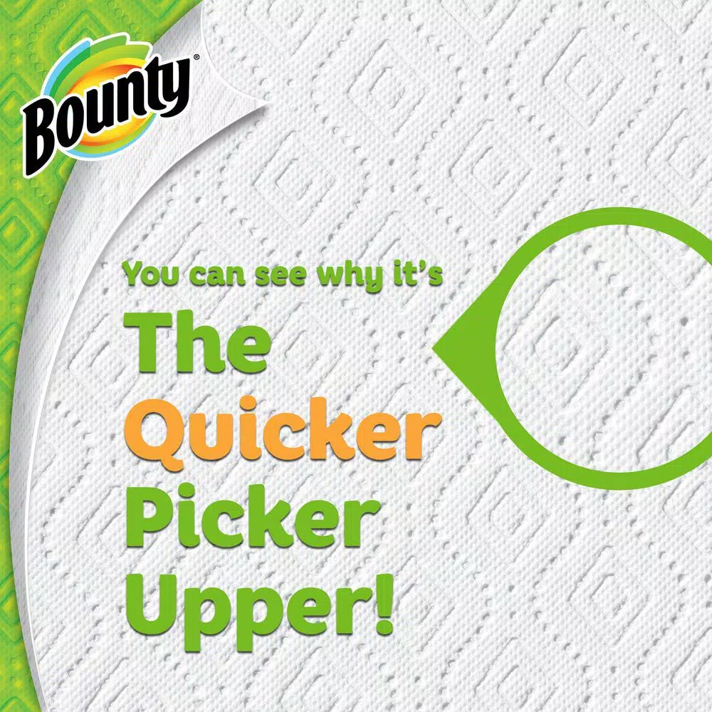 Bounty Select-A-Size White Paper Towel Rolls, 4 Double Rolls (6-Pack)