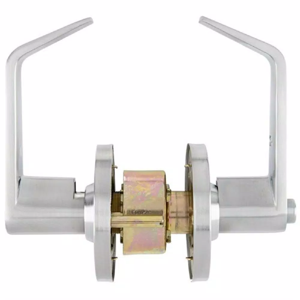 Universal Hardware Heavy Duty Privacy Lever, Satin Chrome, 2-3/4 in.