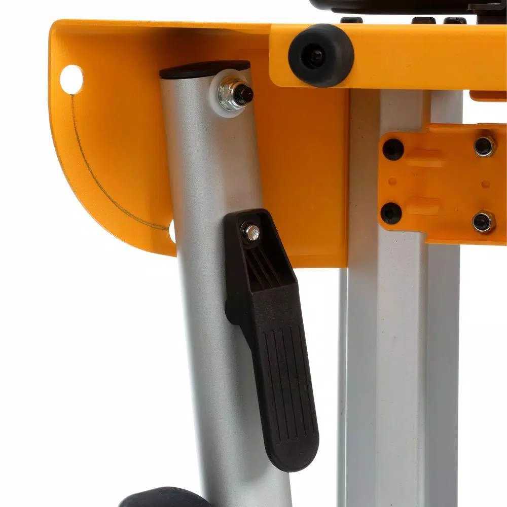 DEWALT DW7440RS Heavy Duty Rolling Table Saw Stand with Quick-Connect Brackets