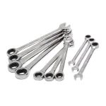 Husky 10-Piece Metric Ratcheting Combination Wrench Set thumbnail 1