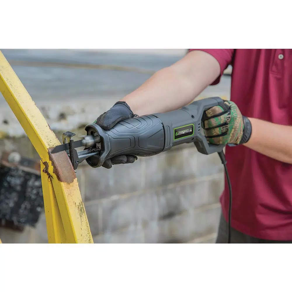Genesis GRS750 7.5 Amp Variable Speed Reciprocating Saw with Quick-Change System