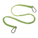 Ergodyne Squids 3111 Dual Locking Carabiner Tool Lanyard, Lime, 15 lb. Capacity thumbnail 1