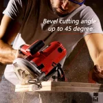 PowerSmart 7-1/4 in. 14 Amp Corded Electric Circular Saw with 5,800 RPM thumbnail 7