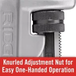 RIDGID 848 48 in. Aluminum Straight Pipe Wrench thumbnail 8