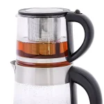 Ovente 1.7L Stainless Steel Glass Electric Kettle with ProntoFill Technology and 27-Oz Teapot Bundle thumbnail 3