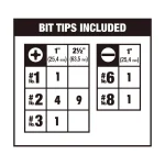 DEWALT MAX IMPACT 30-Piece Screwdriver Bit Set, Hex Shank, Impact Rated thumbnail 7