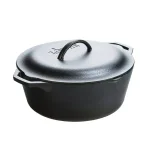 Lodge 7 Qt. Cast Iron Dutch Oven with Lid, Black thumbnail 1